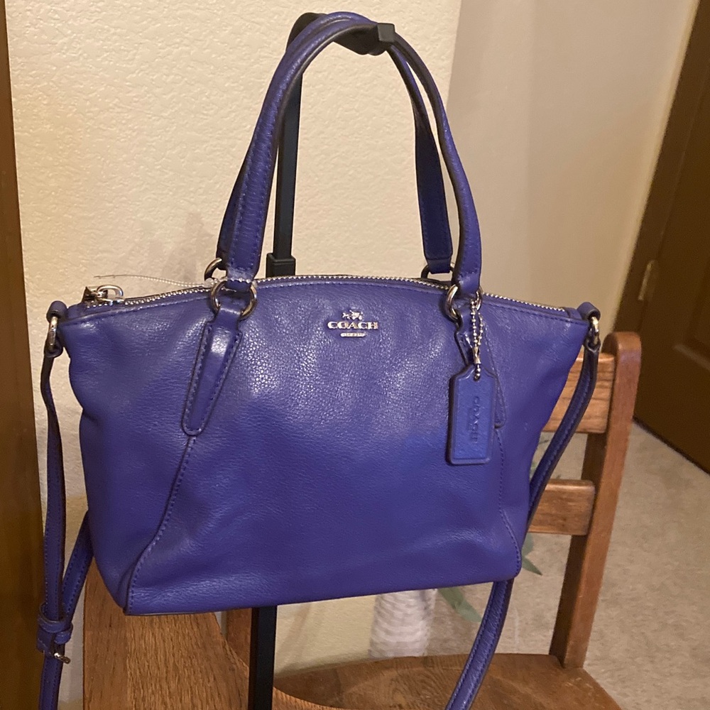 Coach Mini Kelsey Crossbody Stachel Purse Like New!